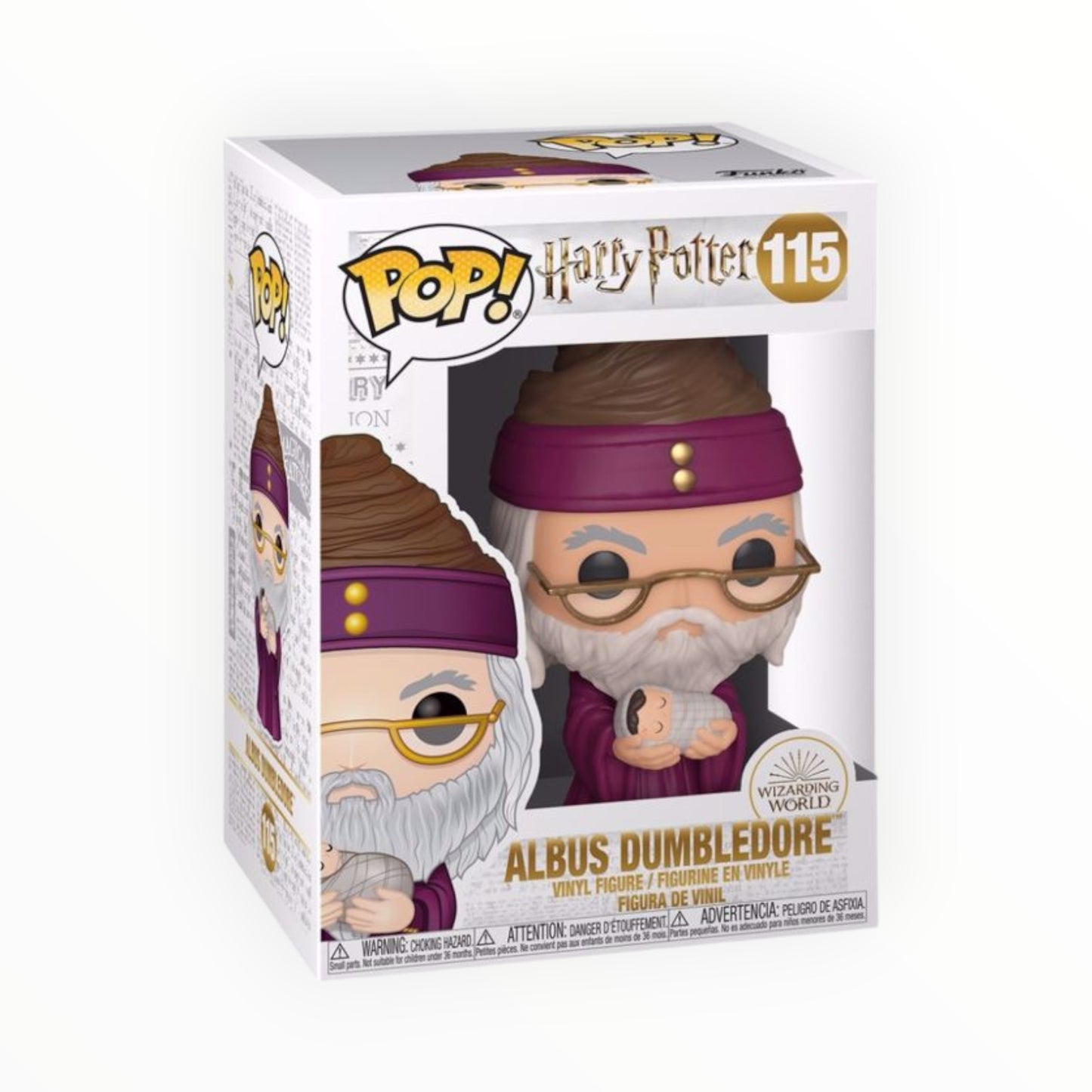 Funko Pop! - Dumbledore con Harry Bebé, Harry Potter, Modelo 115