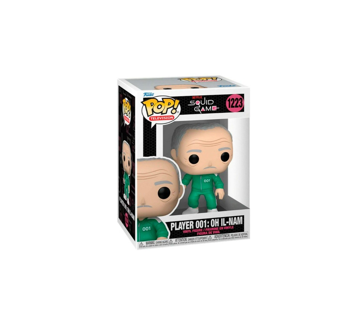 Funko Pop! - Jugador 001 Oh Il Nam, El Juego del Calamar, Modelo 1223