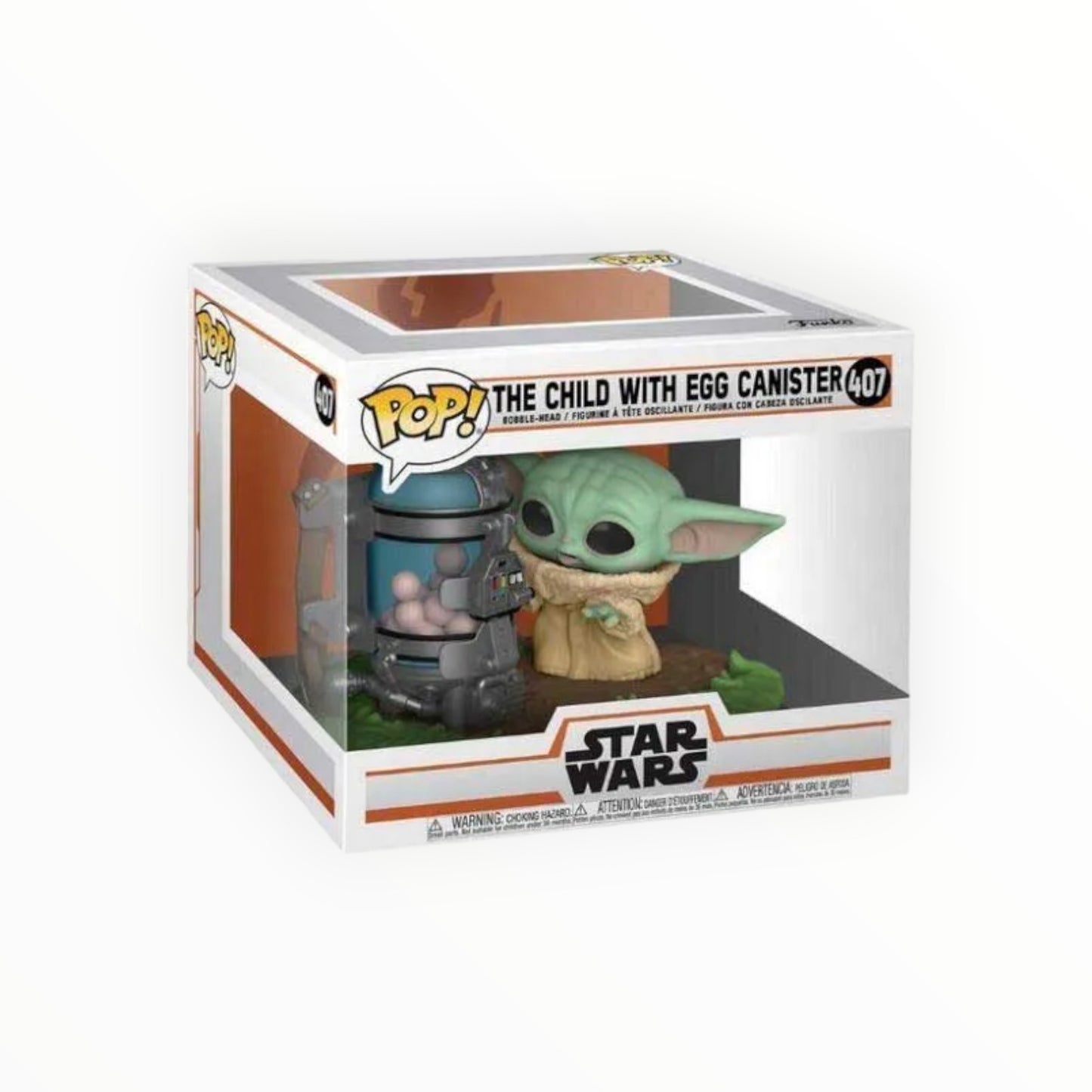 Funko Pop! - Baby Yoda Con Capsula, El Mandaloriano, Modelo 407
