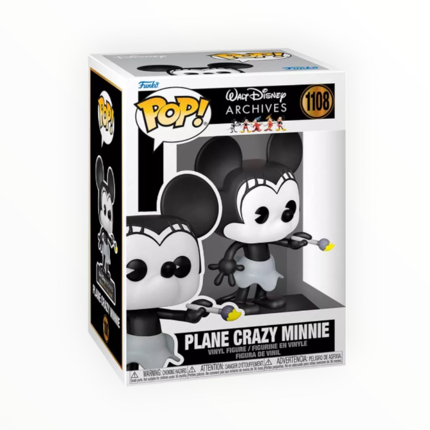 Funko Pop! - Plane Crazy Minnie, Disney, modelo 1108