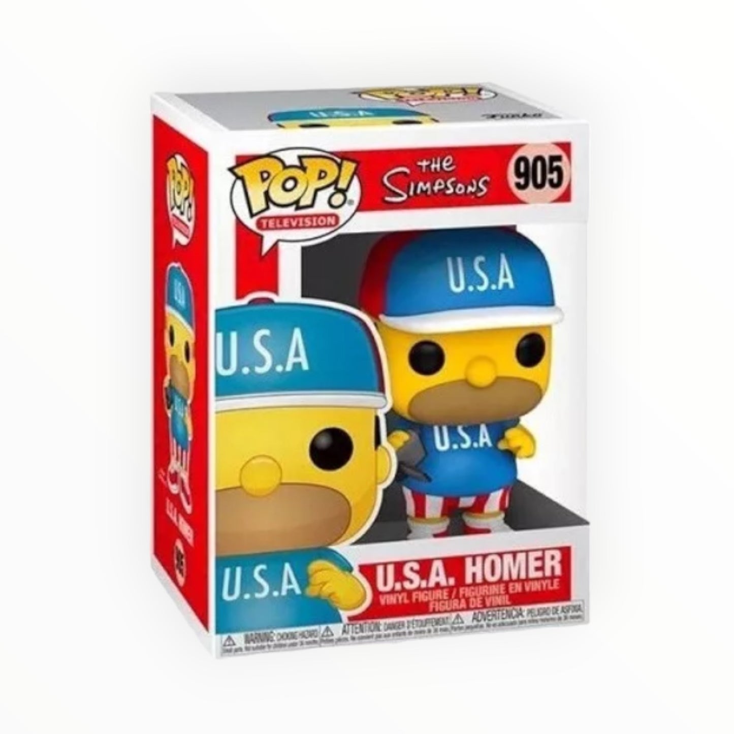 Funko Pop! - Homero USA, Los Simpsons, Modelo 905