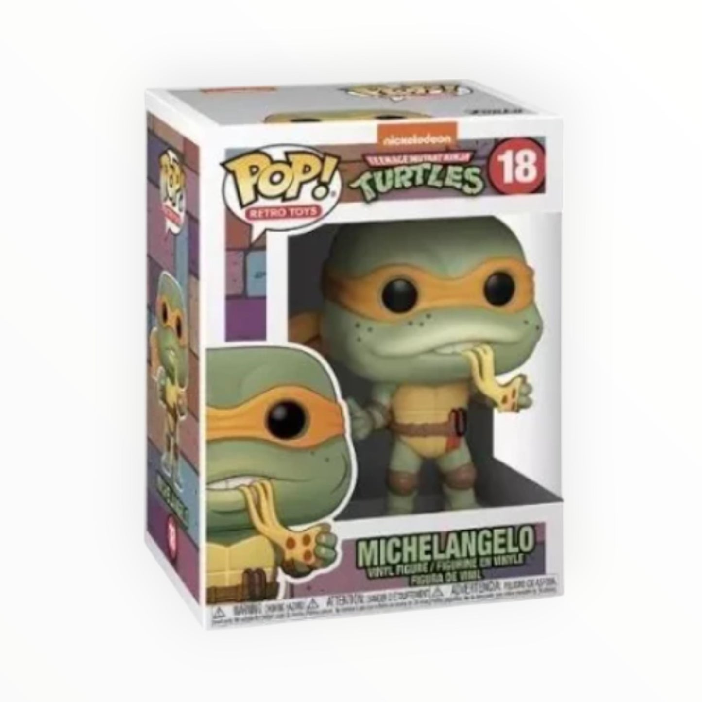 Funko Pop! - Michelangelo, Tortugas Ninja, Modelo 18