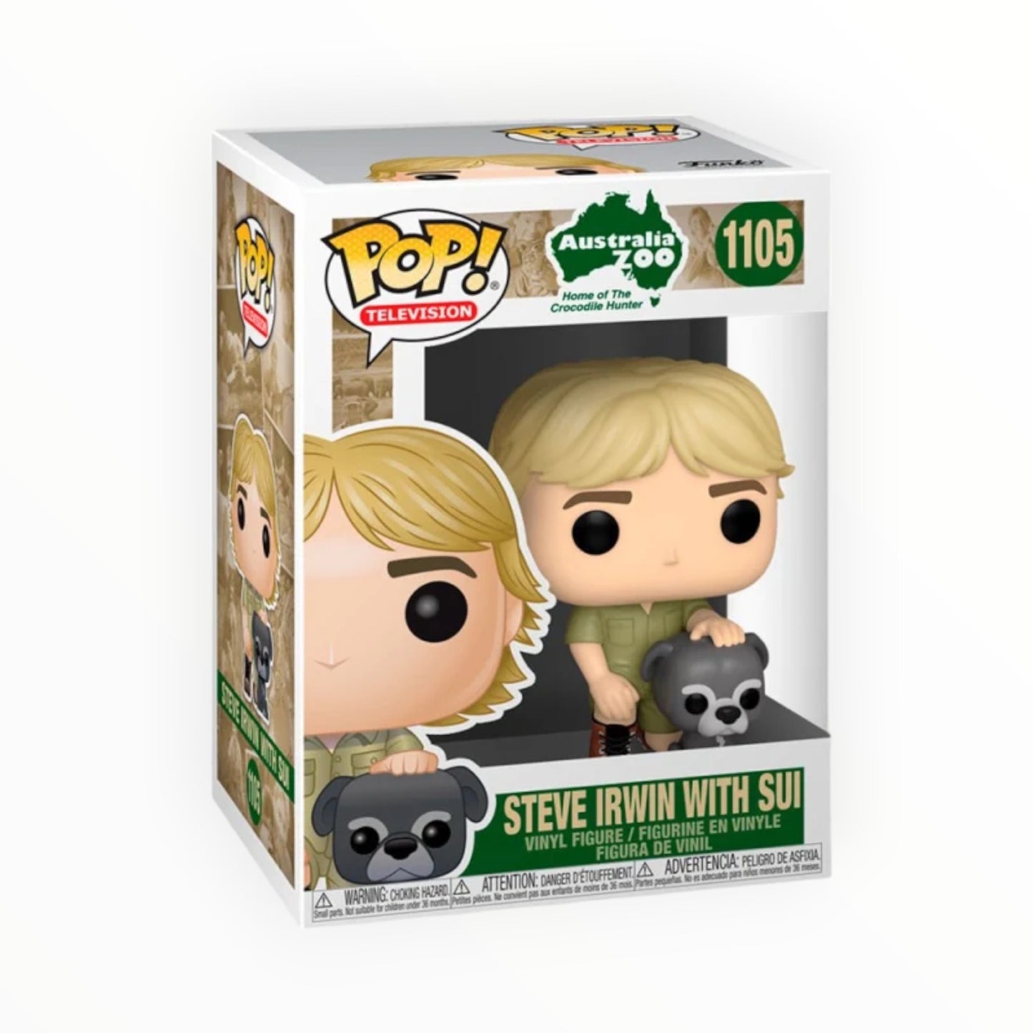 Funko Pop! - Steve Irwin con Sui, Modelo 1105