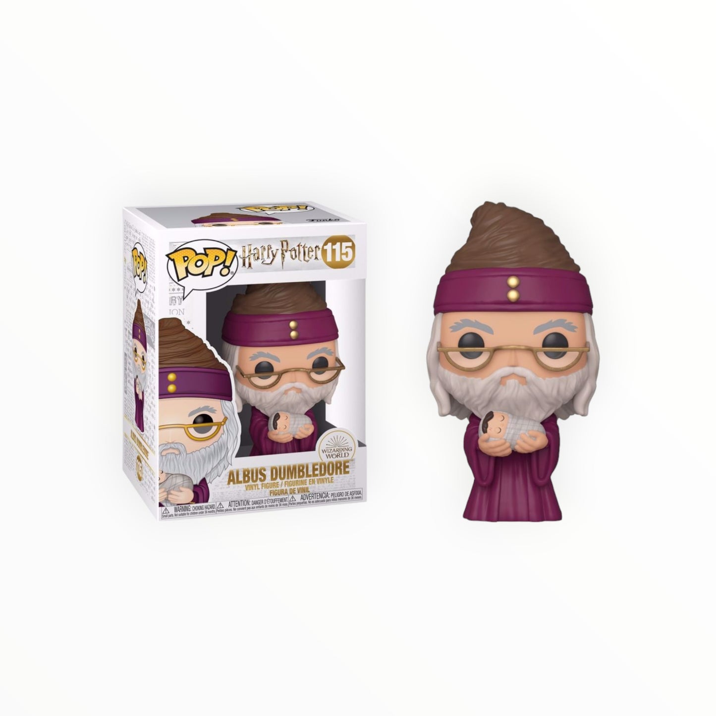 Funko Pop! - Dumbledore con Harry Bebé, Harry Potter, Modelo 115