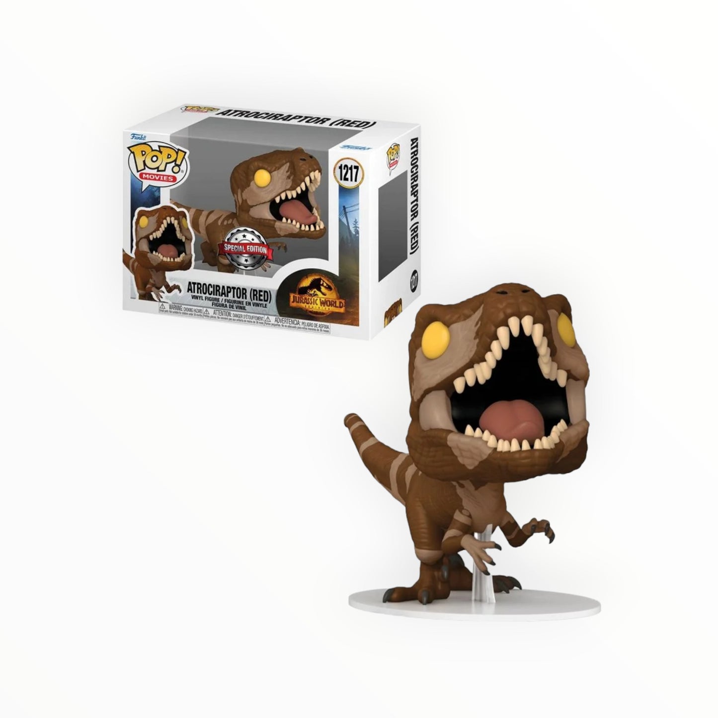 Funko Pop! - Atrociraptor Red, Jurassic World Dominion, Modelo 1217