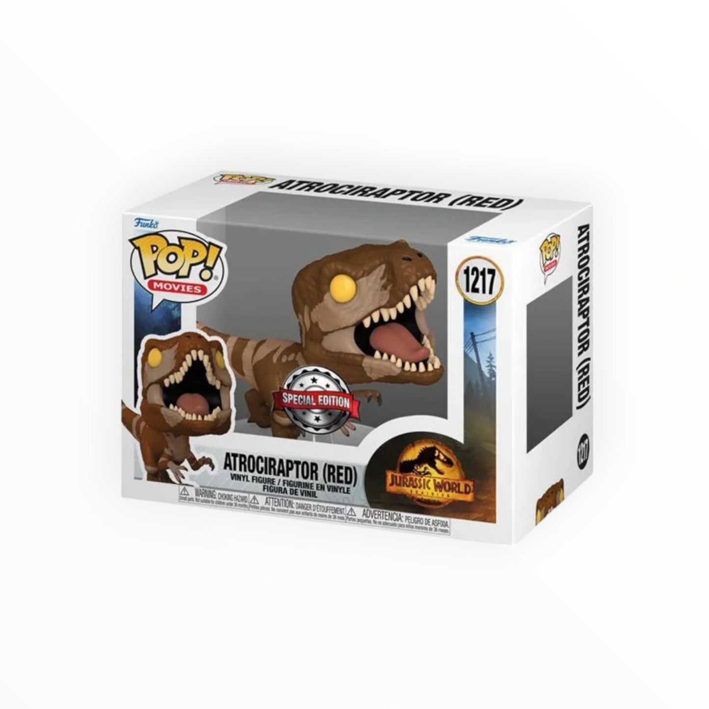 Funko Pop! - Atrociraptor Red, Jurassic World Dominion, Modelo 1217