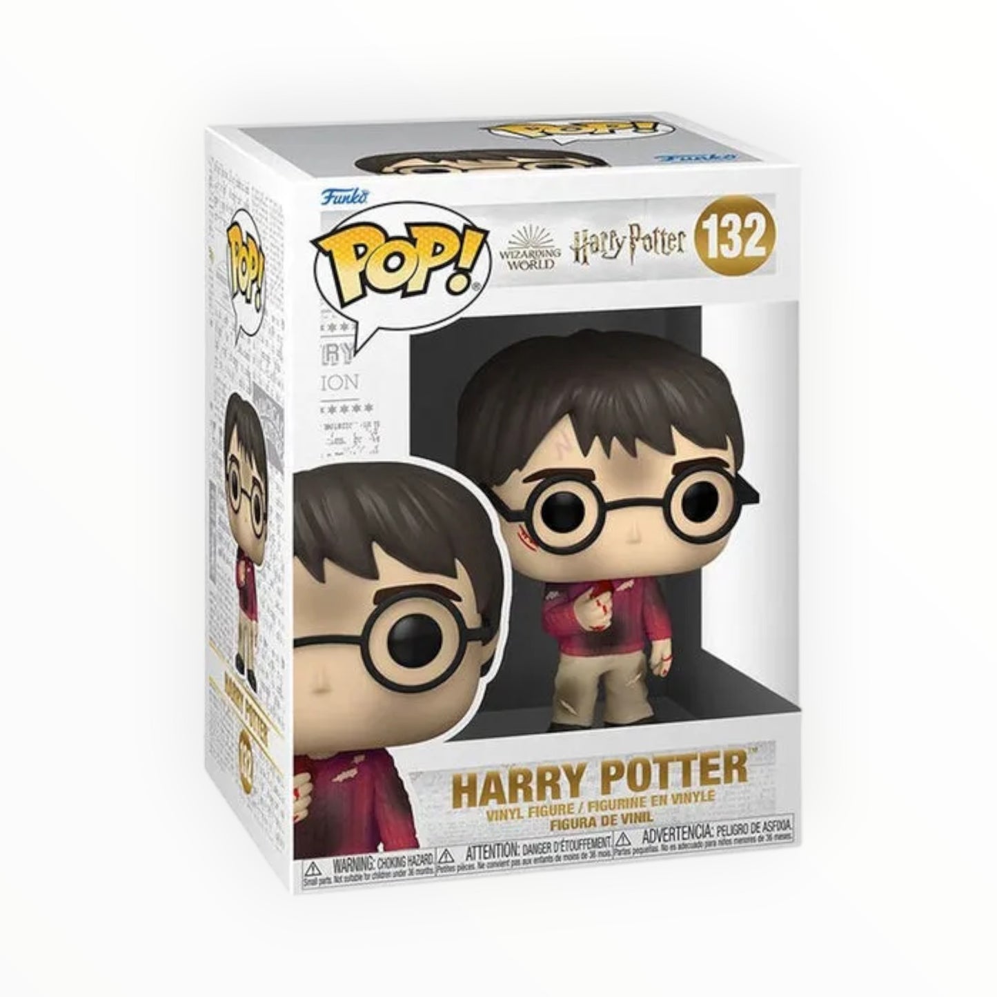 Funko Pop! - Harry con Piedra Filosofal Navidad, Harry Potter, Modelo 132