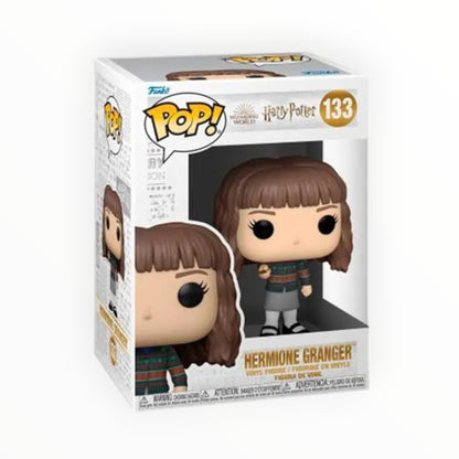 Funko Pop! - Hermione con varita de navidad, Harry Potter, Modelo 133