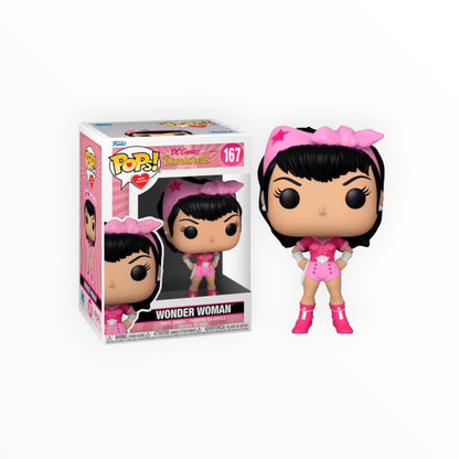 Funko Pop! - Wonder Woman Bombshell, Dc Lucha Contra El Cáncer, Modelo 167