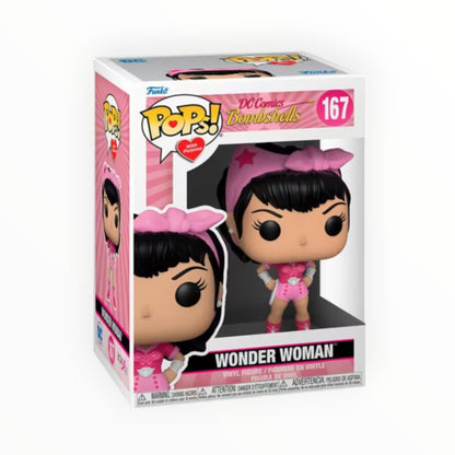 Funko Pop! - Wonder Woman Bombshell, Dc Lucha Contra El Cáncer, Modelo 167