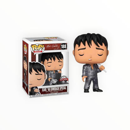 Funko Pop! - Elvis 68 Diamond Glitter Exclusivo, Modelo 188