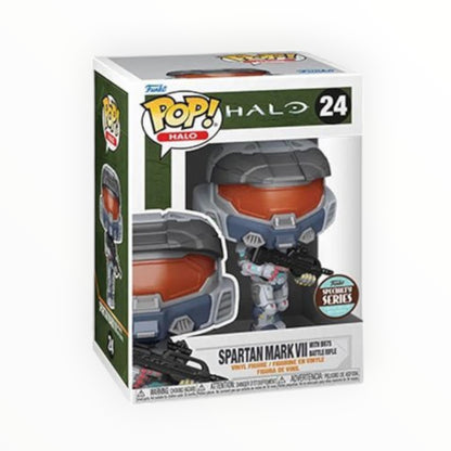 Funko Pop! - Spartan Mark VII Con Rifle De Batalla, Halo, Modelo 24