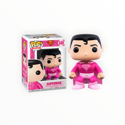 Funko Pop! - Superman Rosa, Lucha Contar El Cáncer, Modelo 349