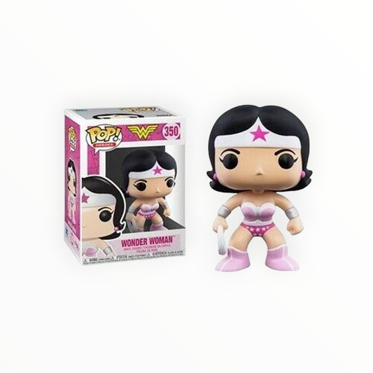 Funko Pop! - Mujer Maravilla Rosa, Lucha Contra El Cáncer, Modelo 350