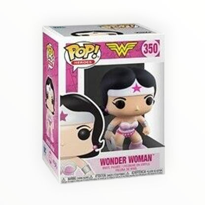 Funko Pop! - Mujer Maravilla Rosa, Lucha Contra El Cáncer, Modelo 350