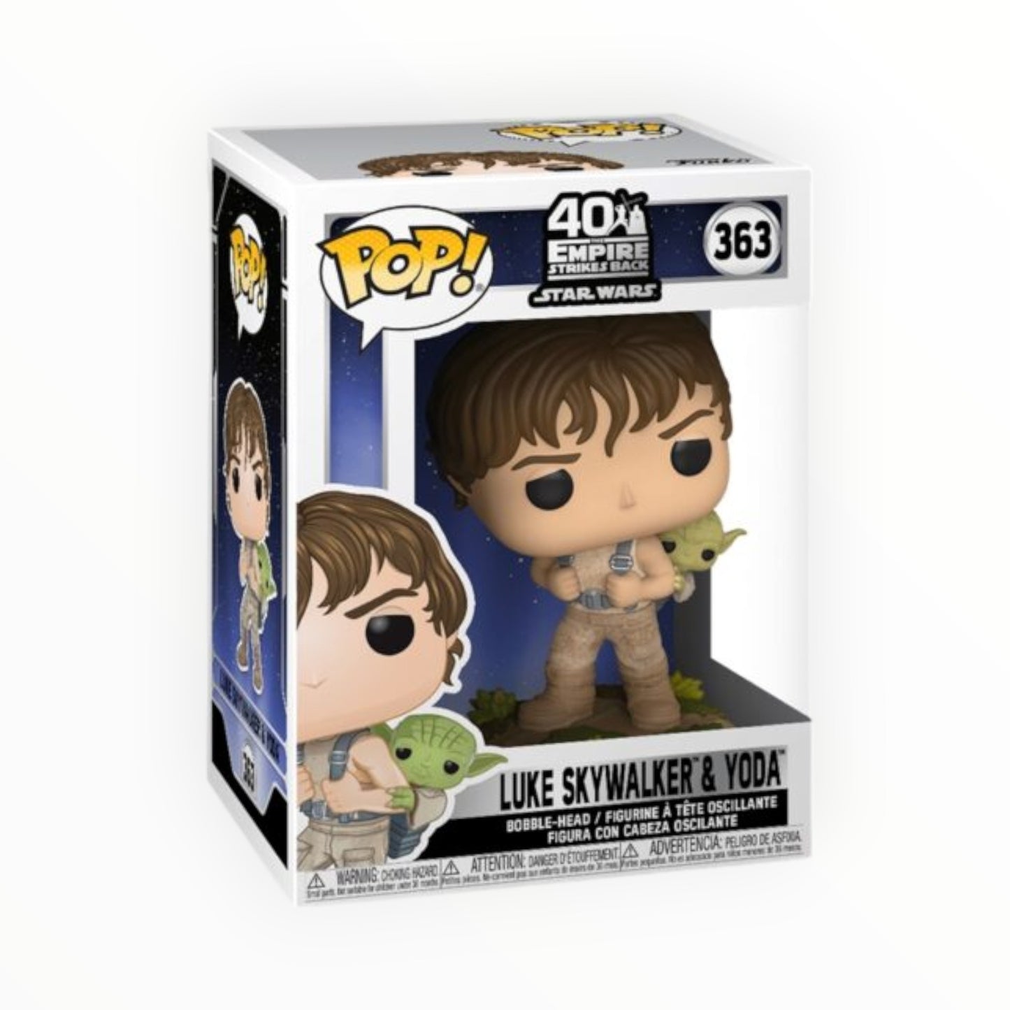 Funko Pop! - Luke Entrenando Con Yoda, El Imperio Contra Ataca, Modelo 363