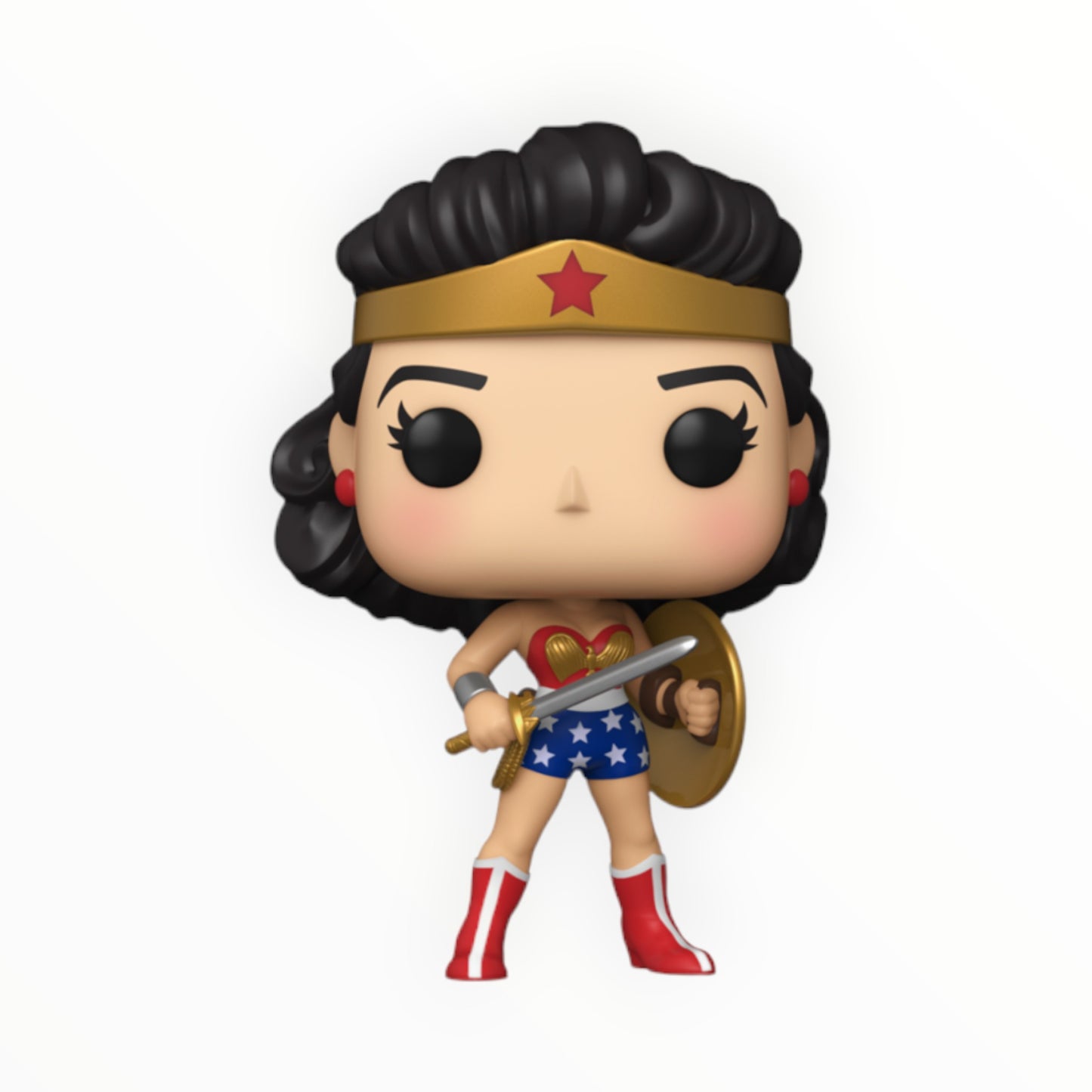 Funko Pop! - Mujer Maravilla Era Dorada, Wonder Woman 80 Aniversario, Modelo 383