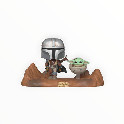 Funko Pop! - Mandaloriano Y Baby Yoda 10", El Mandaloriano, Modelo 390
