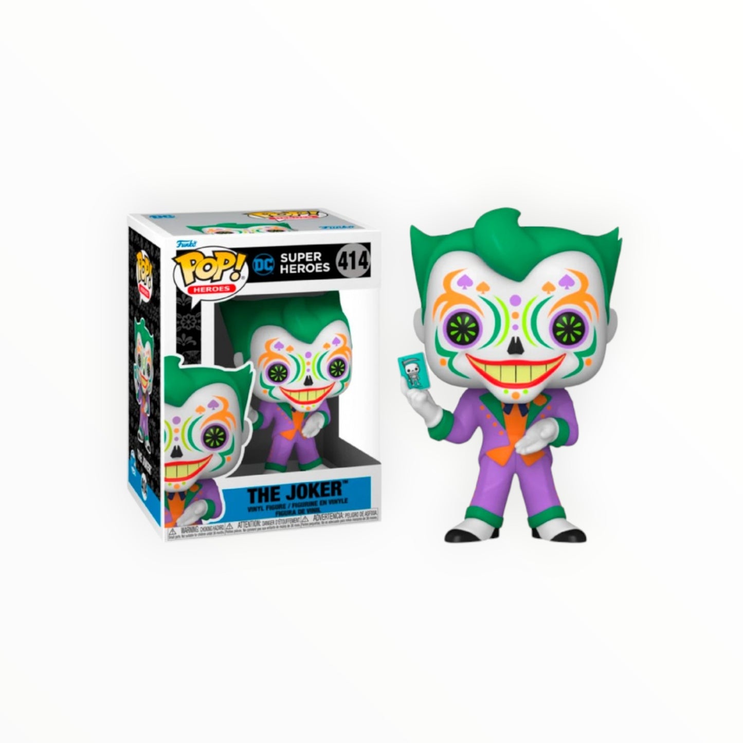 Funko Pop! - Joker Día De Los Muertos, DC, Modelo 414