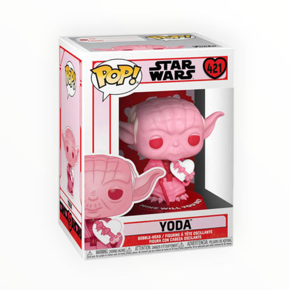 Funko Pop! - Yoda San Valentin, Star Wars, Modelo 421