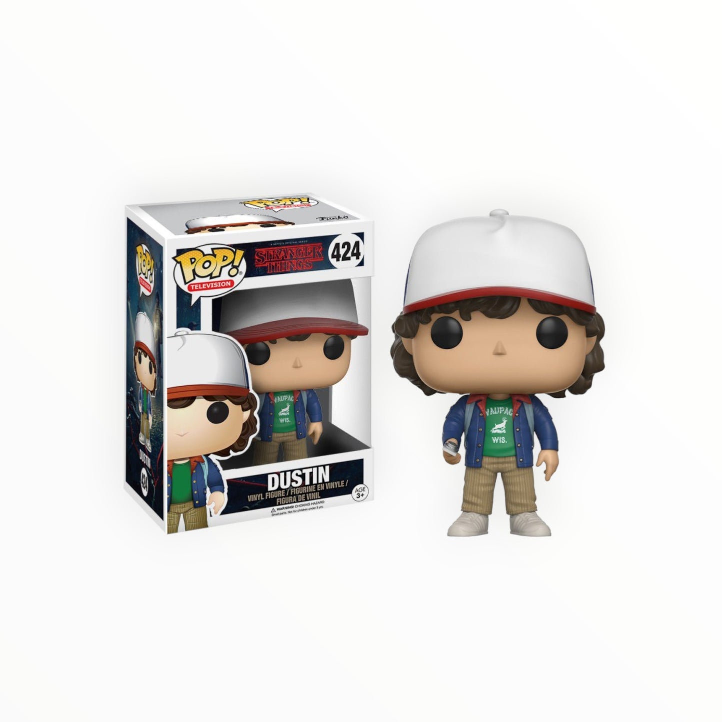 Funko Pop! - Dustin, Stranger Things, Modelo 424