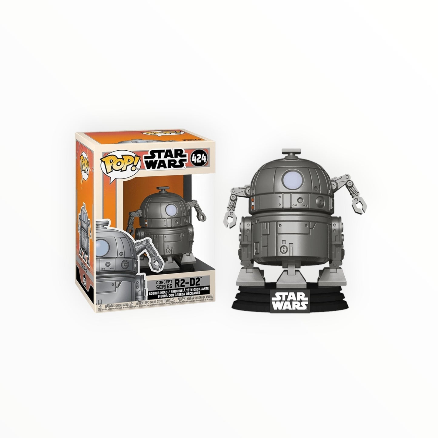 Funko Pop! - R2-D2 Concepto, Star Wars, Modelo 424