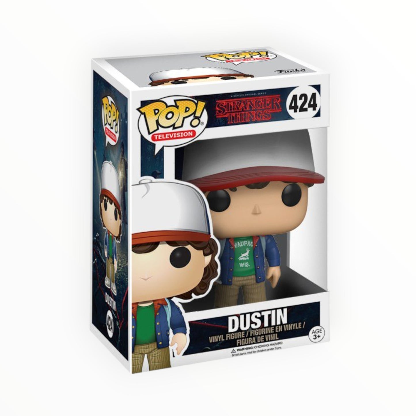 Funko Pop! - Dustin, Stranger Things, Modelo 424