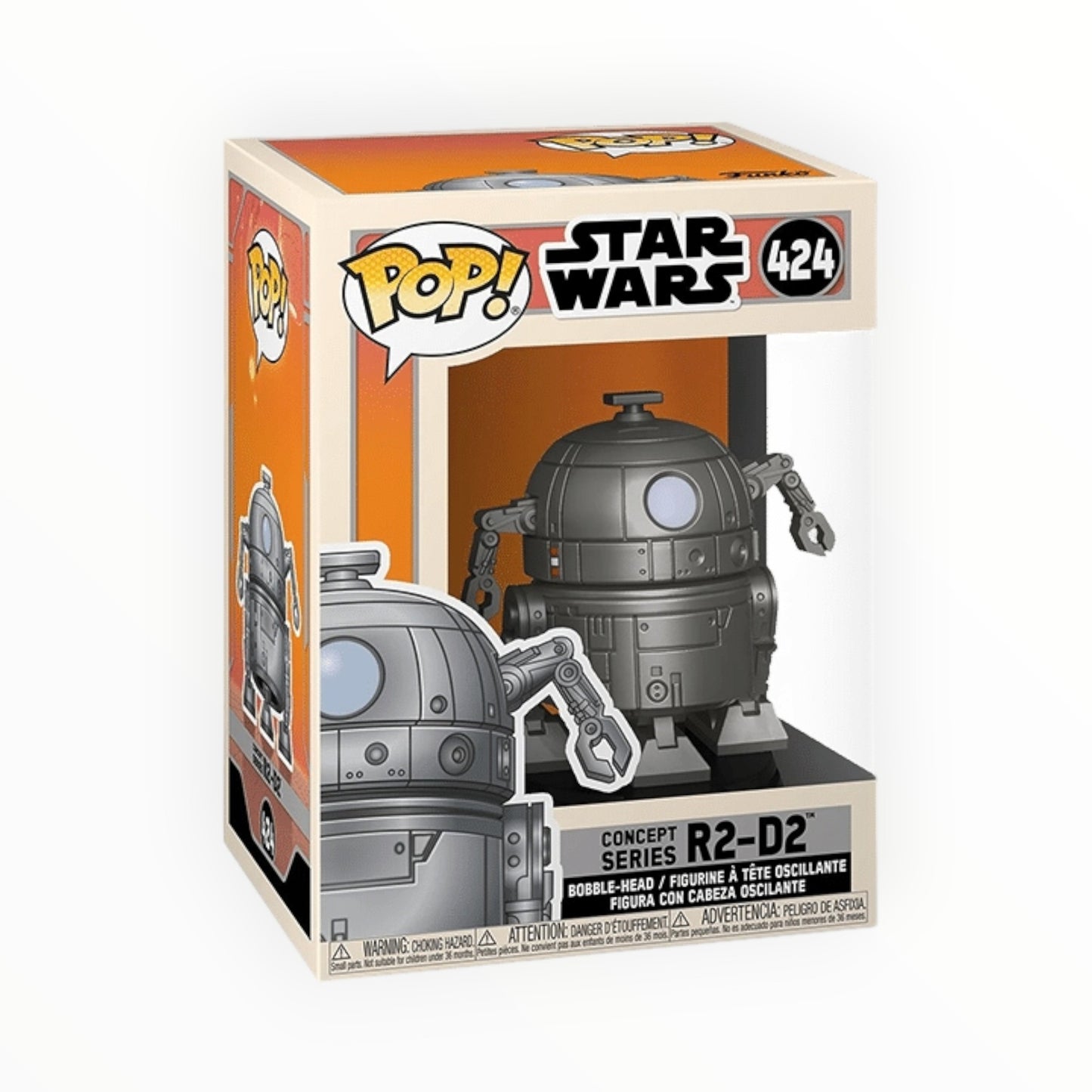 Funko Pop! - R2-D2 Concepto, Star Wars, Modelo 424