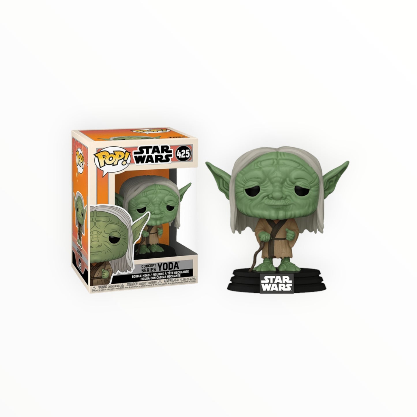 Funko Pop! - Yoda Concepto, Star Wars, Modelo 425