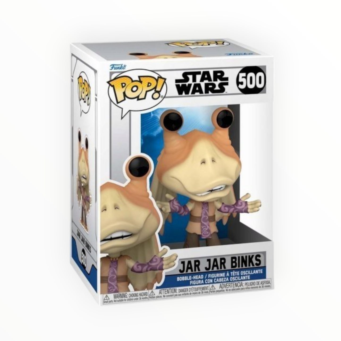 Funko Pop! - Jar Jar Binks, The Clone Wars, Modelo 500