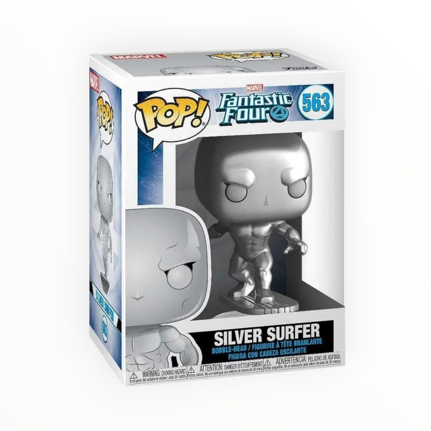 Funko Pop! - Silver Surfer, 4 Fantásticos, Modelo 563