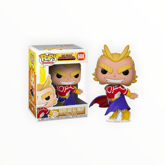 Funko Pop! - All Might Silver Age, My Hero Academia, Modelo 608