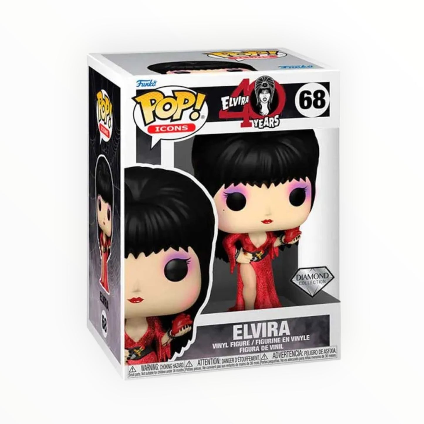 Funko Pop! - Elvira, Elvira 40 Aniversario, Modelo 68