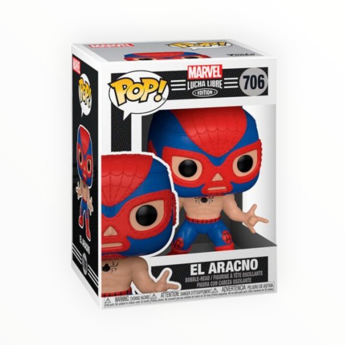 Funko Pop! - Spiderman El Aracno, Lucha Libre, Modelo 706