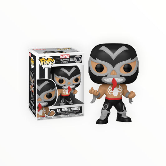 Funko Pop! - Venom El Venenoide, Lucha Libre, Modelo 707