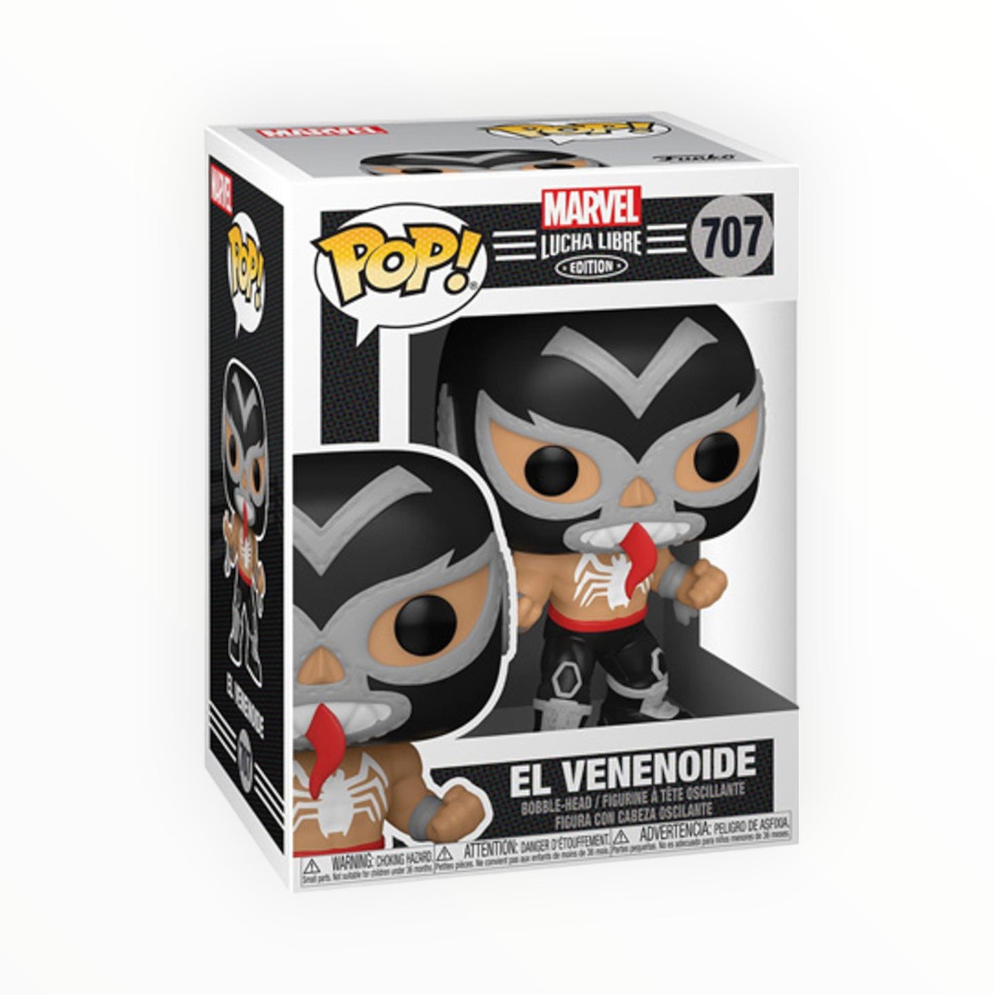 Funko Pop! - Venom El Venenoide, Lucha Libre, Modelo 707