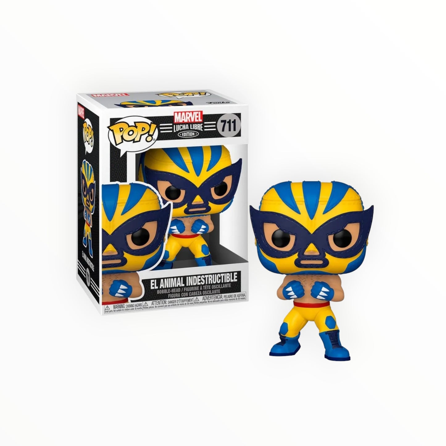 Funko Pop! - Wolverine El Animal Indestructible, Lucha Libre, Modelo 711