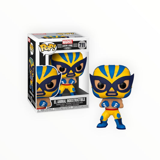 Funko Pop! - Wolverine El Animal Indestructible, Lucha Libre, Modelo 711