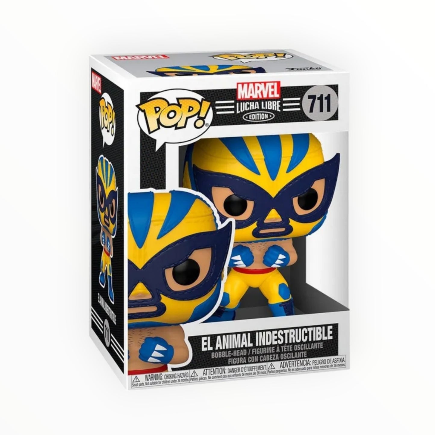 Funko Pop! - Wolverine El Animal Indestructible, Lucha Libre, Modelo 711