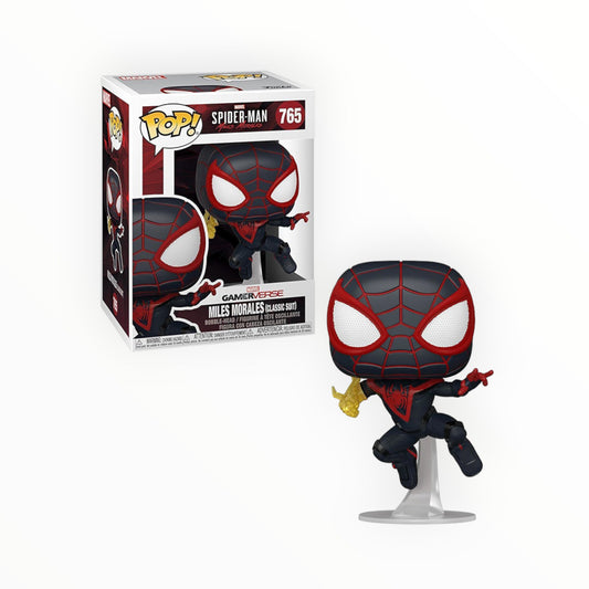 Funko Pop! - Miles Morales Traje Clásico, Spiderman Miles Morales, Modelo 765