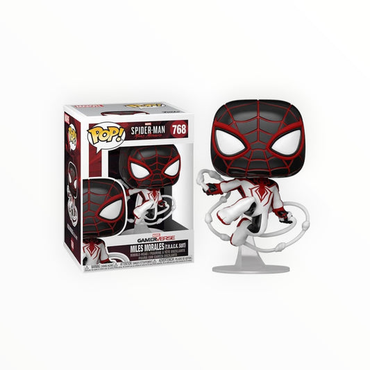 Funko Pop! - Miler Morales Track, Spiderman Miles Morales, Modelo 768