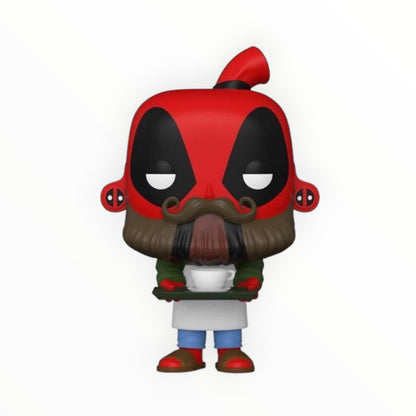 Funko Pop! - Deadpool Barista, Deadpool 30 Aniversario, Modelo 775