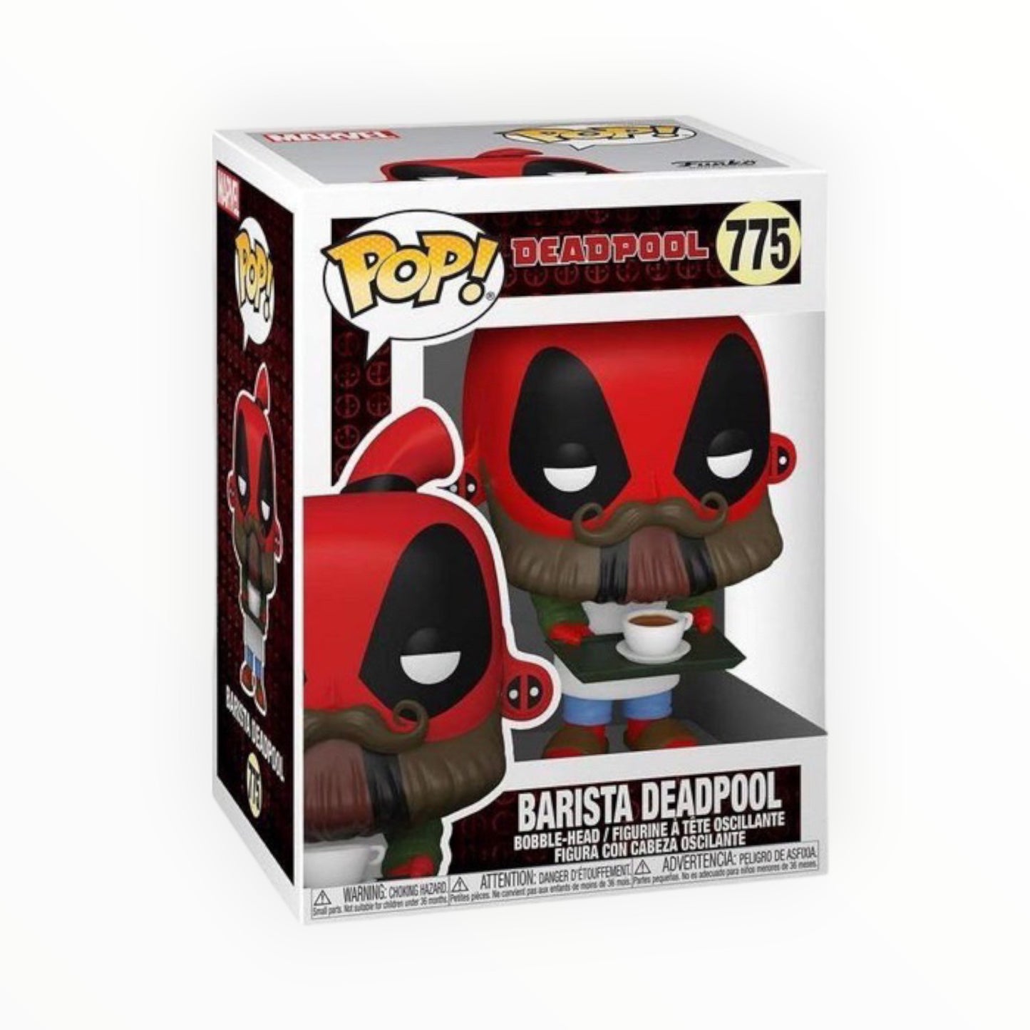 Funko Pop! - Deadpool Barista, Deadpool 30 Aniversario, Modelo 775