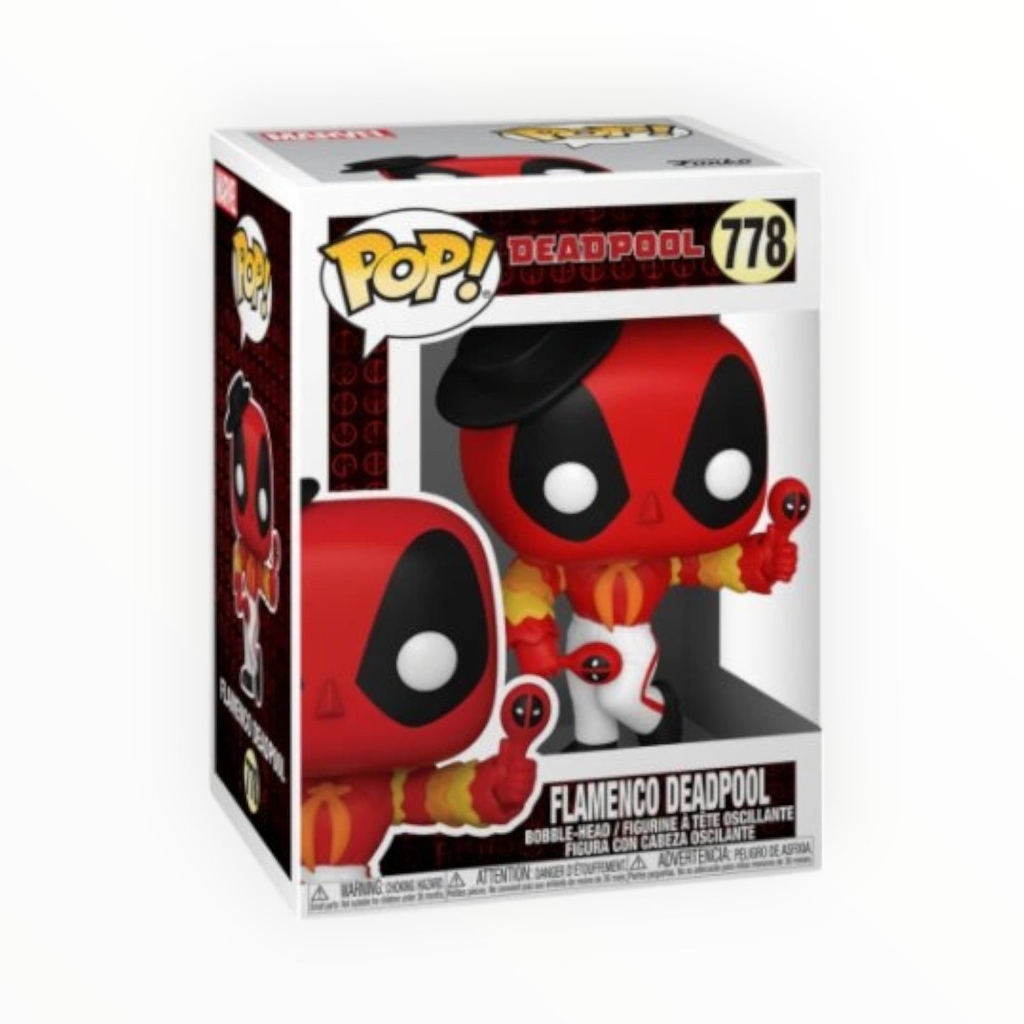 Funko Pop! - Deadpool Flamenco, Deadpool 30 Aniversario, Modelo 778