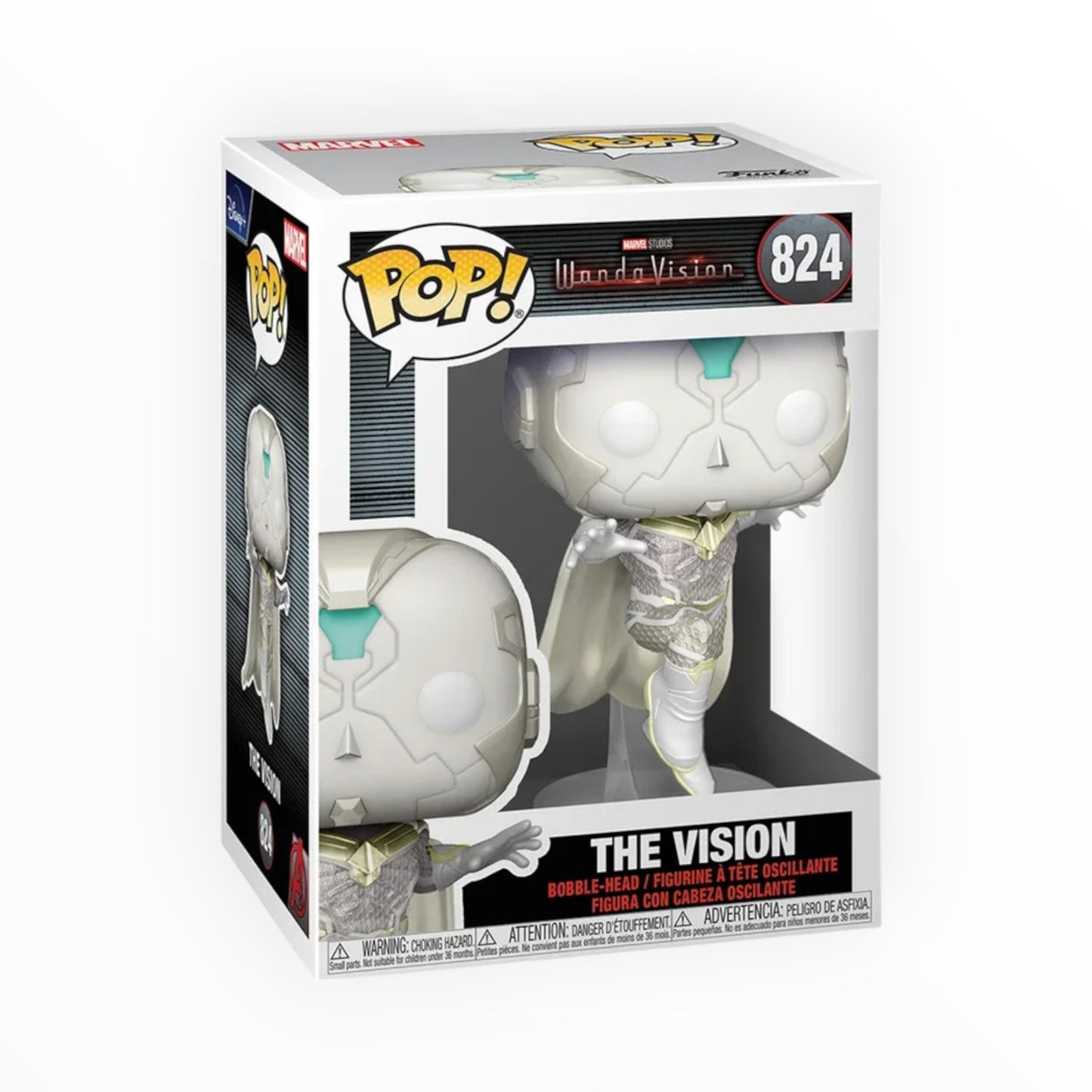 Funko Pop! - Vision Blanco, Wandavision, Modelo 824