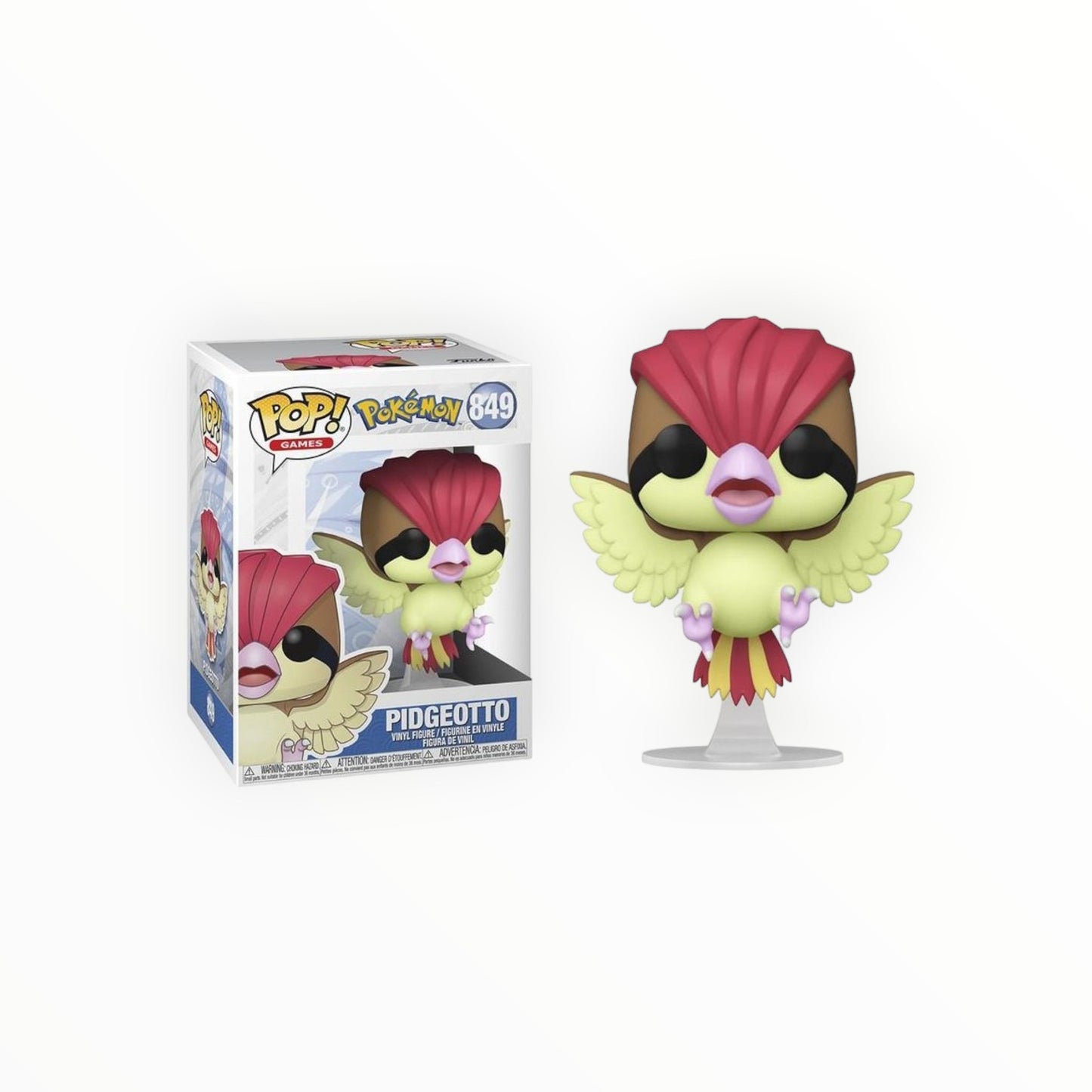 Funko Pop! - Pidgeotto, Pokemon, Modelo 849