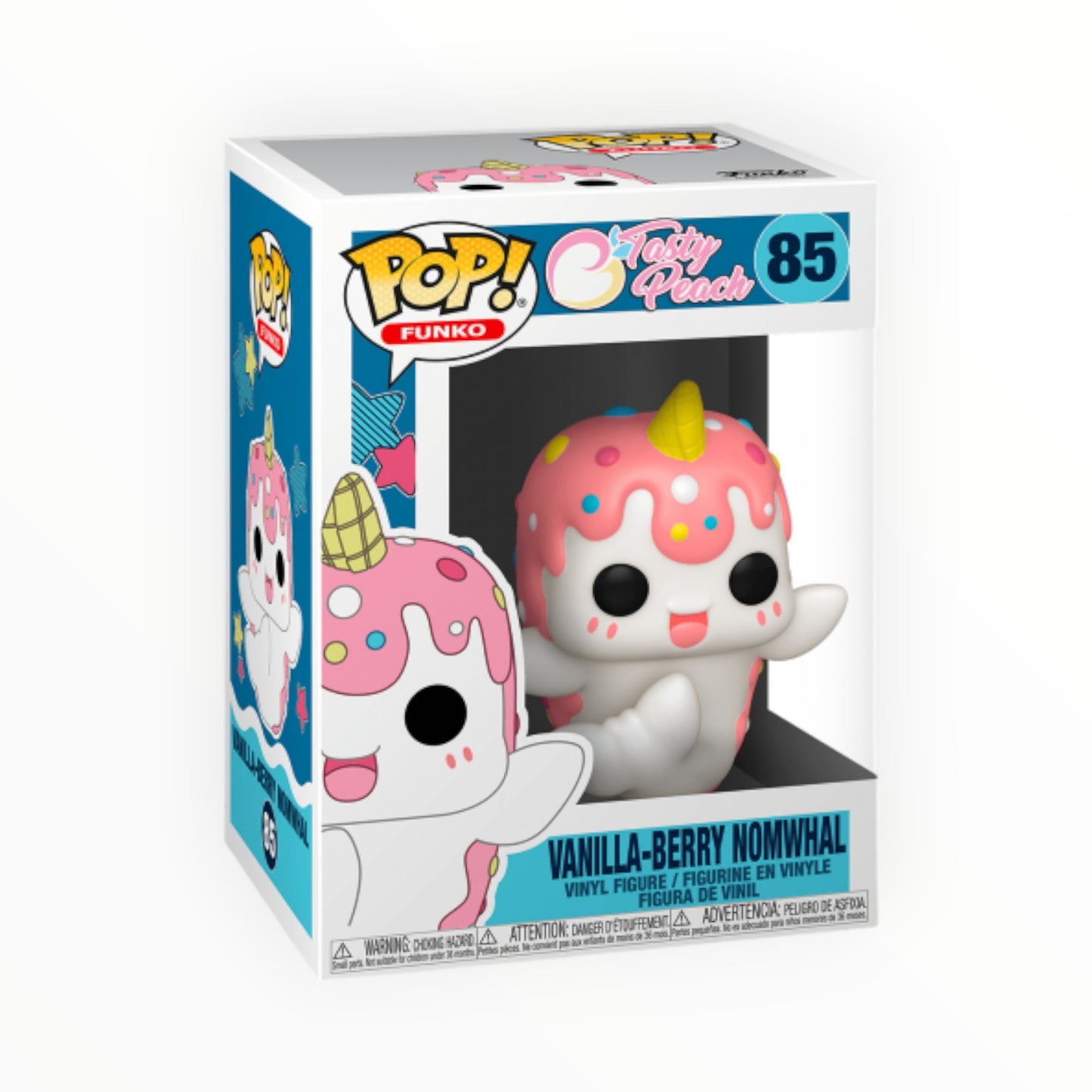 Funko Pop! - Ballena Nomwhal, Tasty Peach, Modelo 85