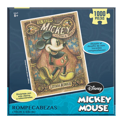 Rompecabezas Mickey Mouse, Coleccionable, 1000 piezas