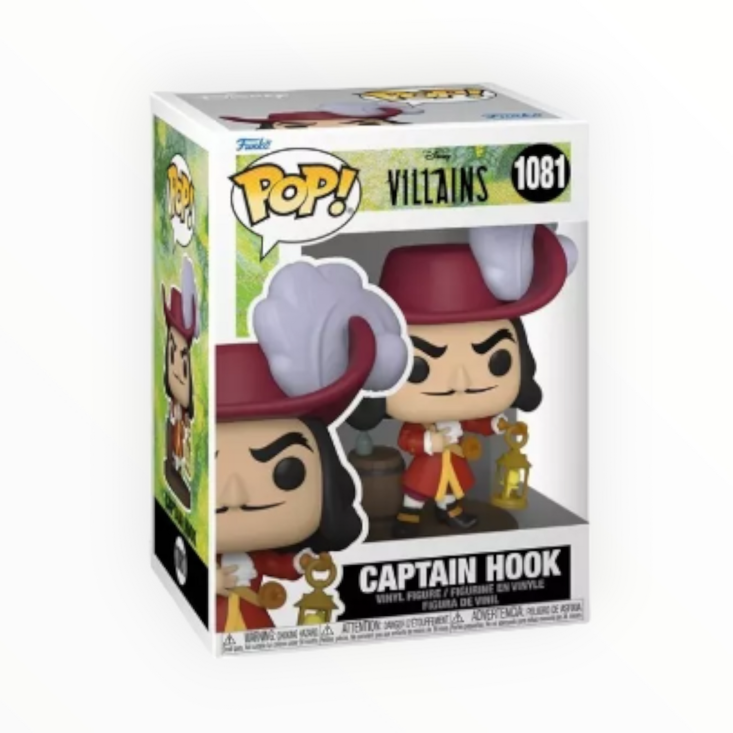 Funko Pop! - Capitan Hook, Villanos Disney, Modelo 1081