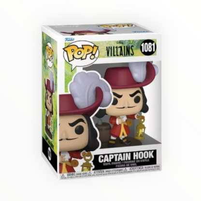 Funko Pop! - Capitan Hook, Villanos Disney, Modelo 1081
